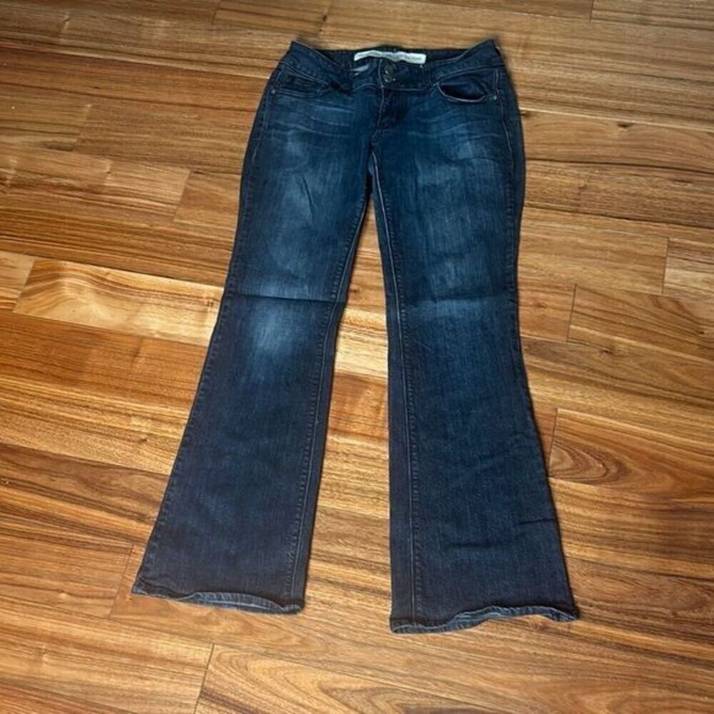 Charlotte Russe Y2K low rise‎ flare jeans dark wash denim woman's size 4